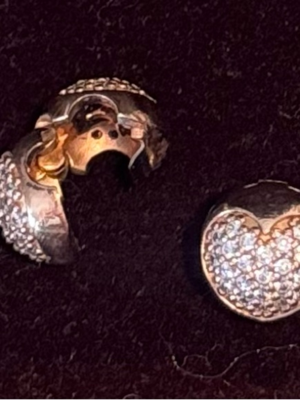 Retired Authentic Pandora 14k clip charms